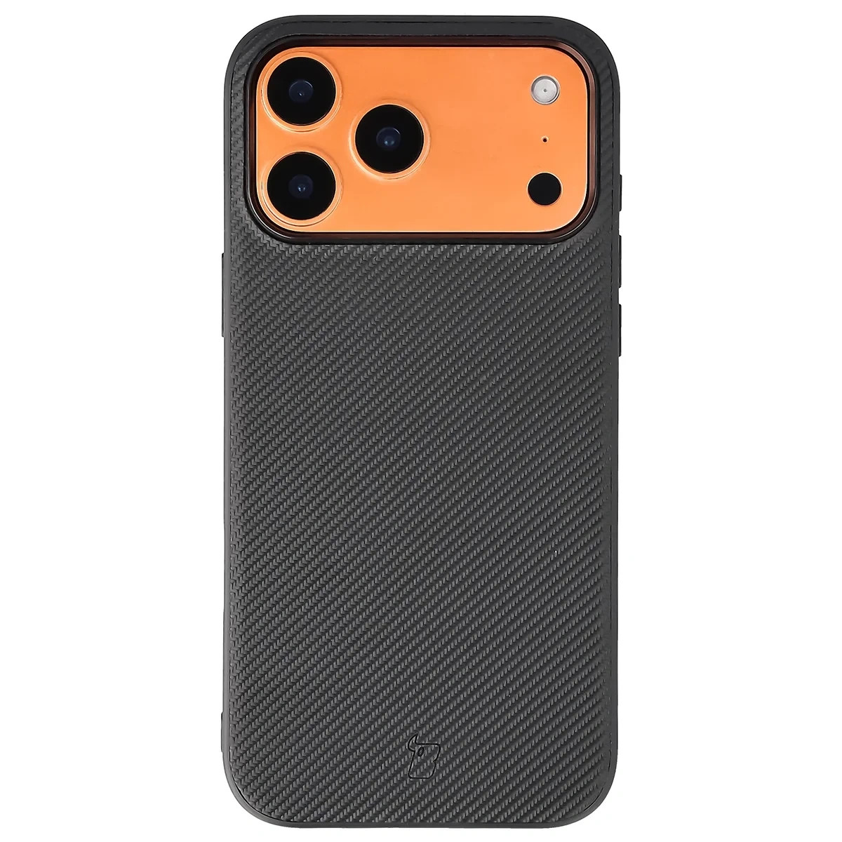Kryt Bizon Case CarbO Magnetic Apple iPhone 17 Pro Max, black