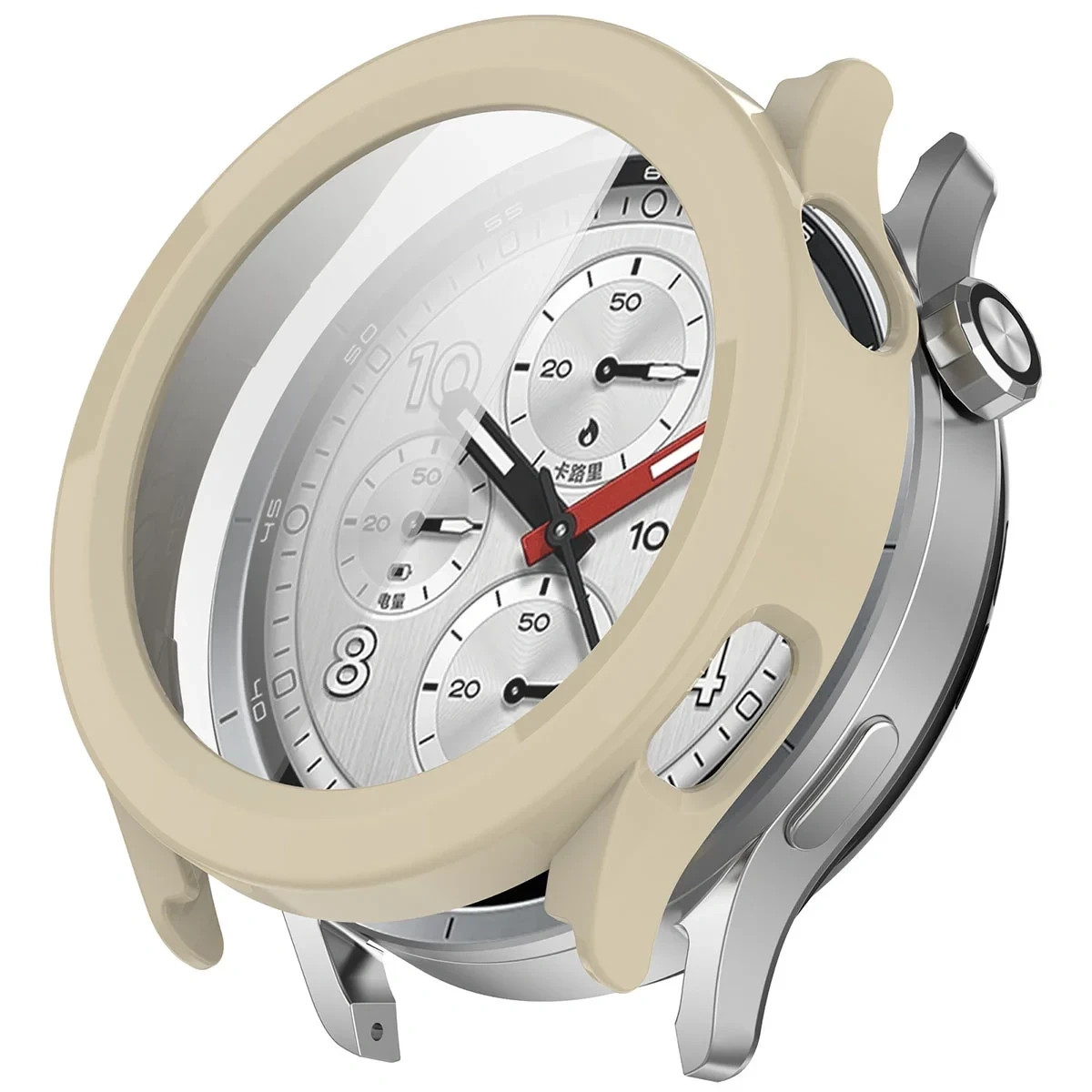 Kryt Bizon Case Watch Adamo Xiaomi Watch S5, beige