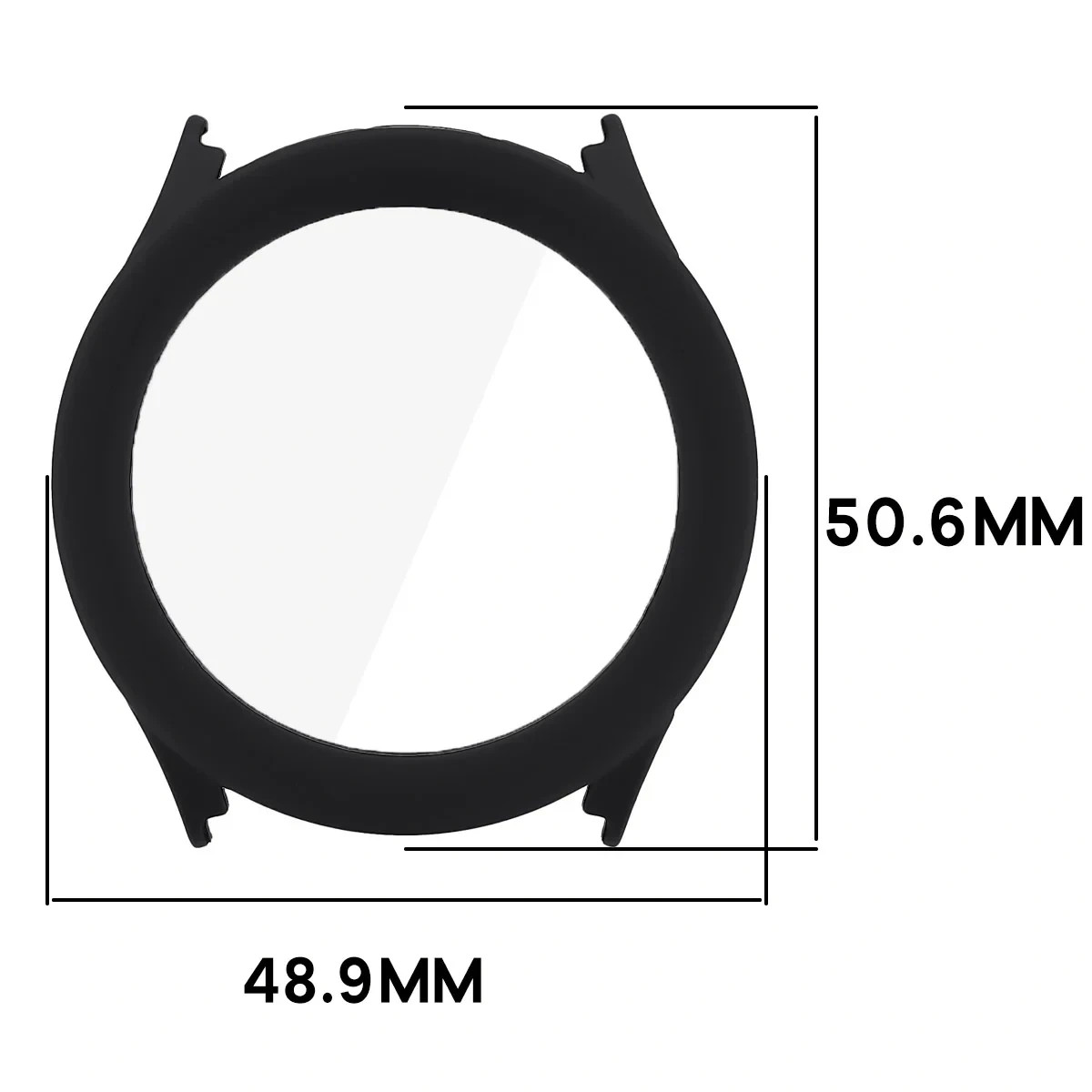 Kryt Bizon Case Watch Adamo Xiaomi Watch S5, matte black