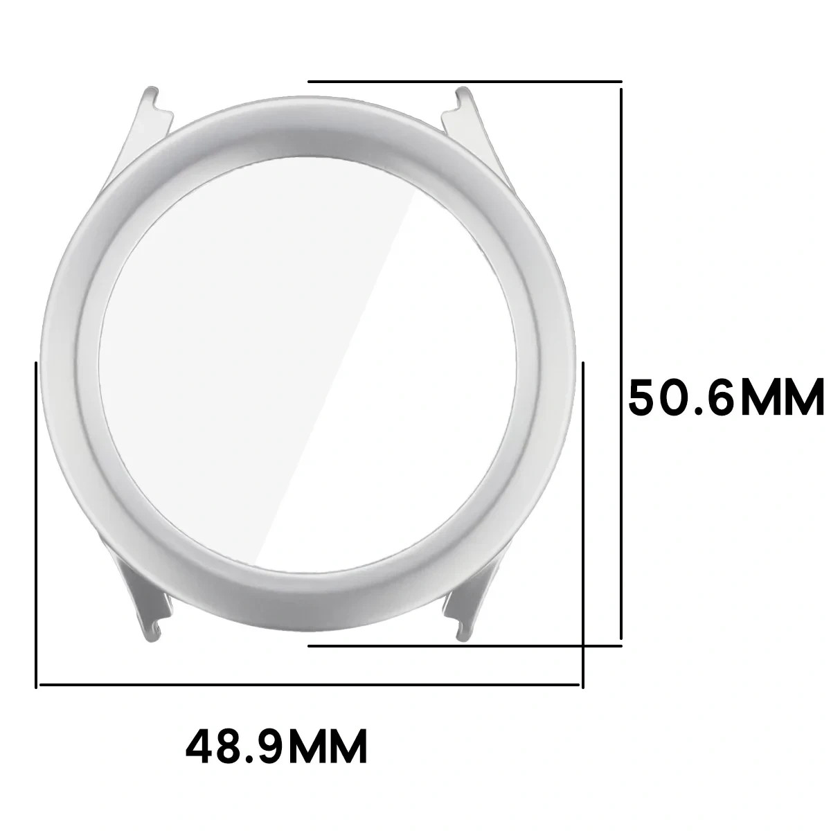 Kryt Bizon Case Watch Adamo Xiaomi Watch S5, satin silver