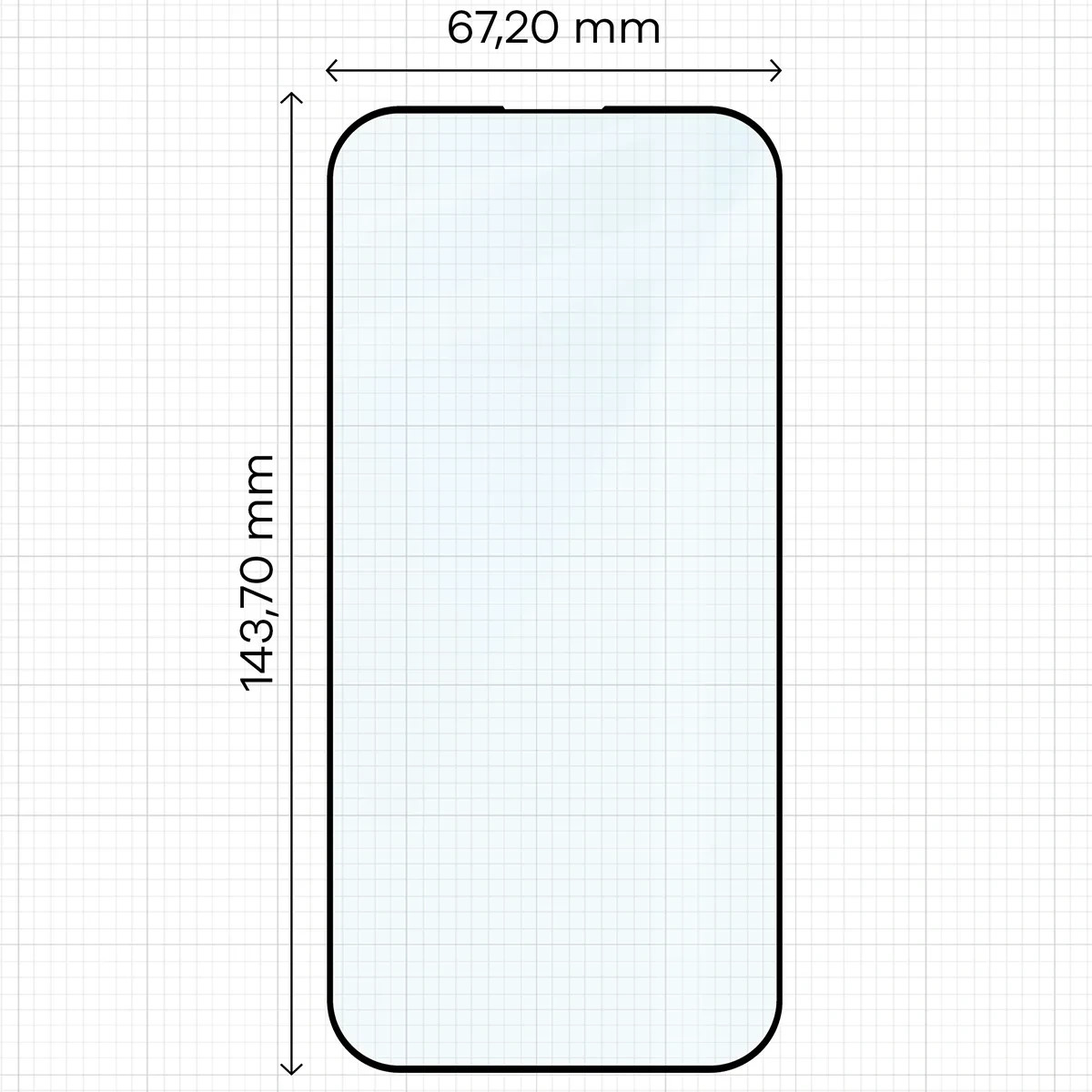 Ochranné sklo Bizon Glass Aplikator Edge Apple iPhone 15 Pro
