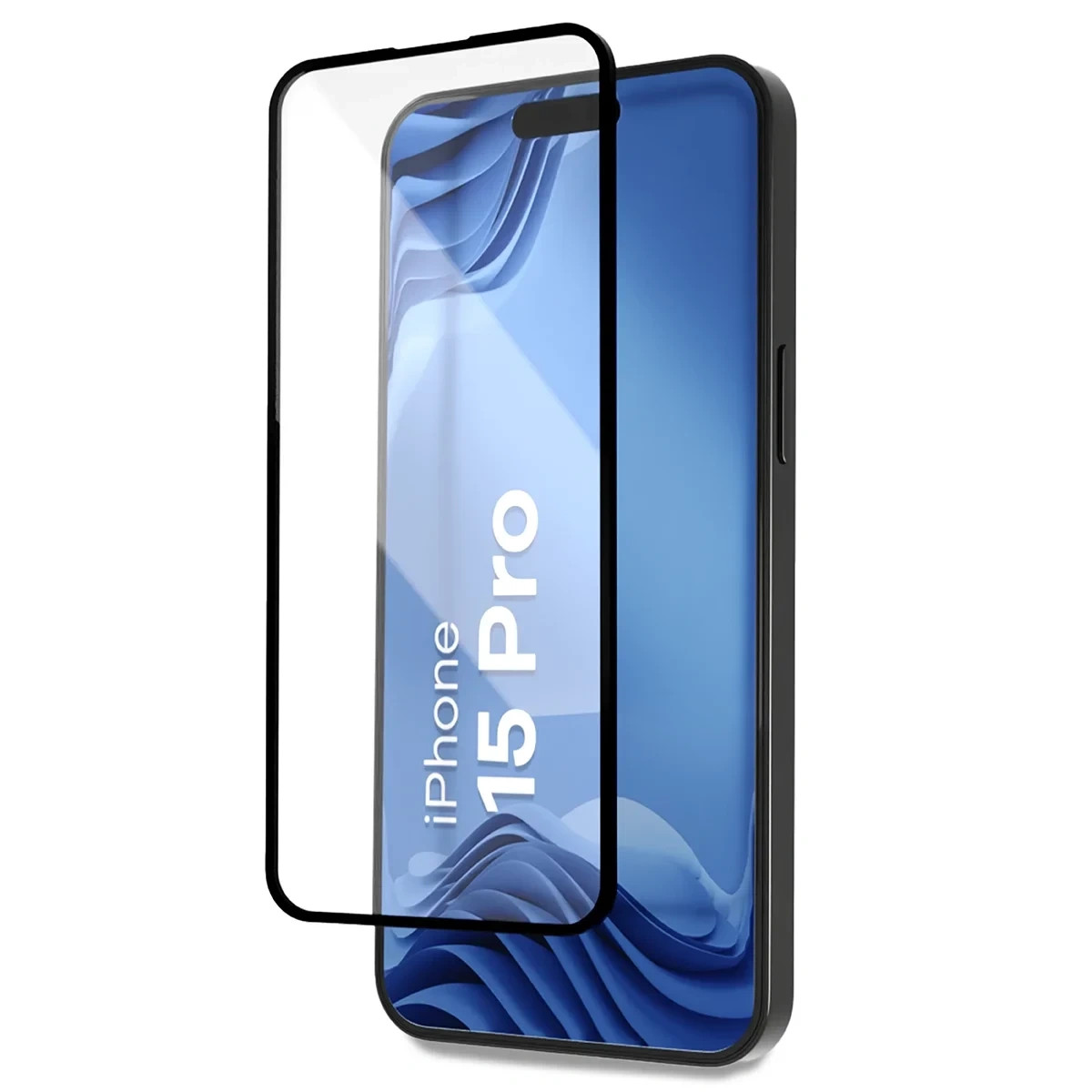 Ochranné sklo Bizon Glass Aplikator Edge Apple iPhone 15 Pro