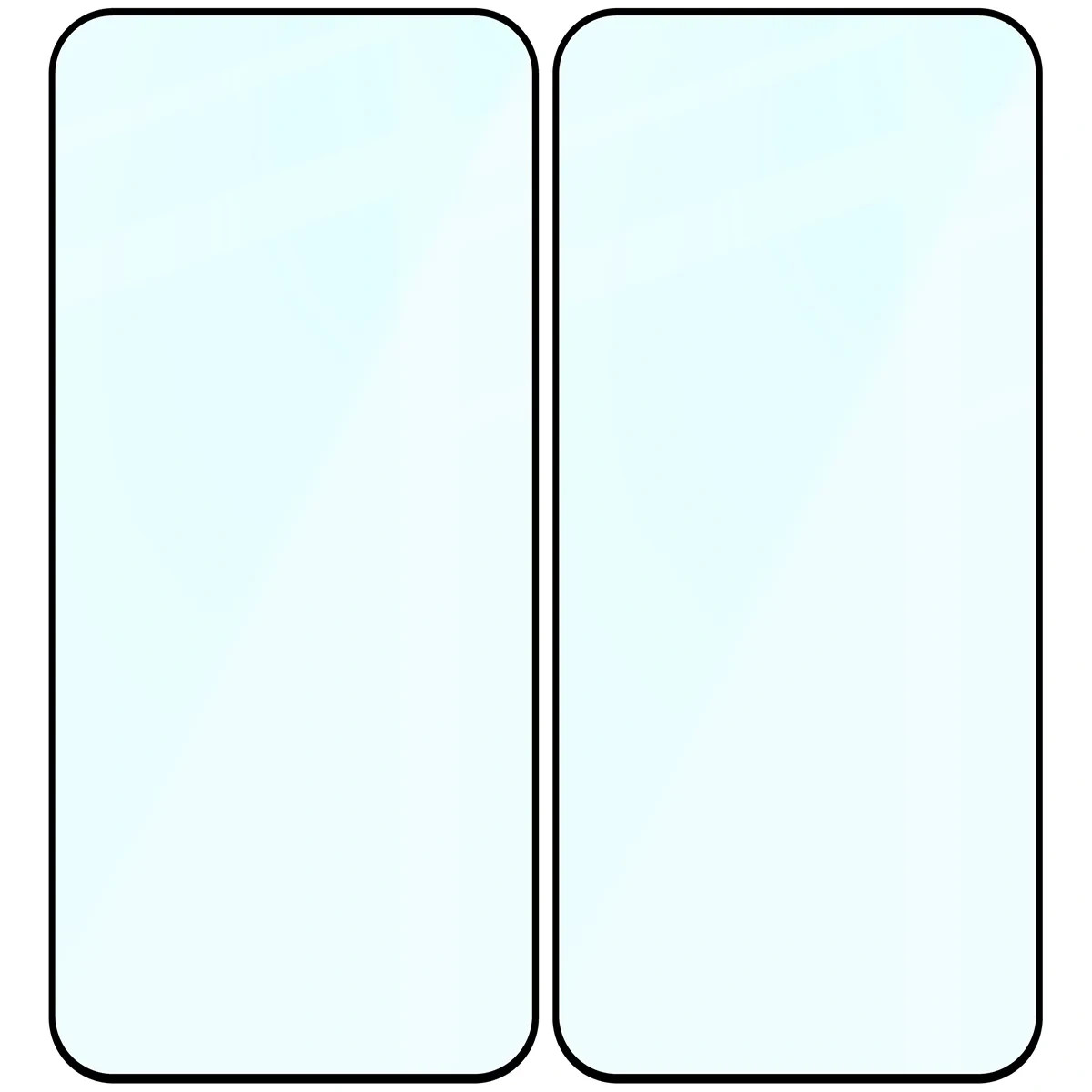 Ochranné sklo Bizon Glass Edge Duo Xiaomi 17T, black frame [2 PACK]