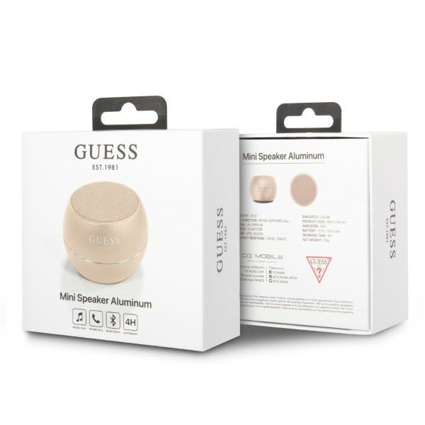 Kryt Bluetooth Speaker Guess GUWSALGED Mini Speaker gold