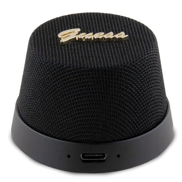 Kryt Bluetooth Speaker Guess GUWSC3ALSMK Magnetic Script Metal Speaker Stand black