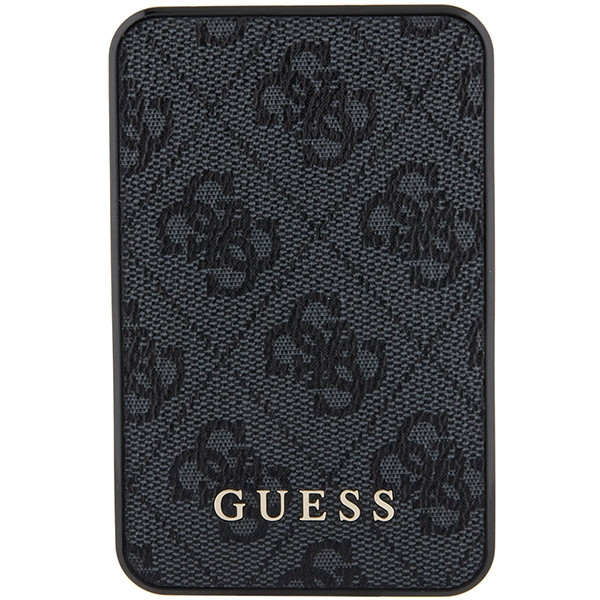 Kryt Powerbank Guess GUPB5LP4GEGK 5000mAh 15W 4G Leather Metal Logo black