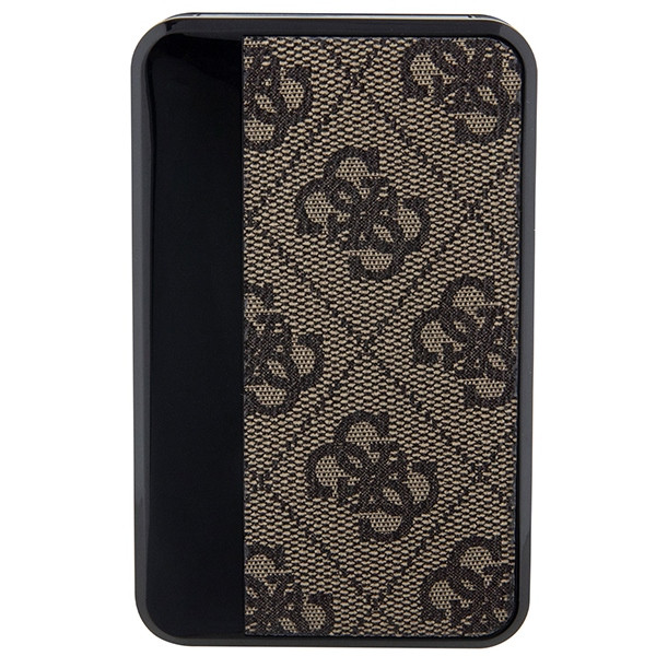 Powerbank Guess GUPB10DP4GEGW 10000mAh 18W 4G Leather Metal Logo brown