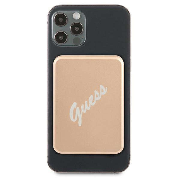 Kryt Induction Powerbank Guess GUPBMyScreenVSLG 3000mAh 5W MagSafe gold
