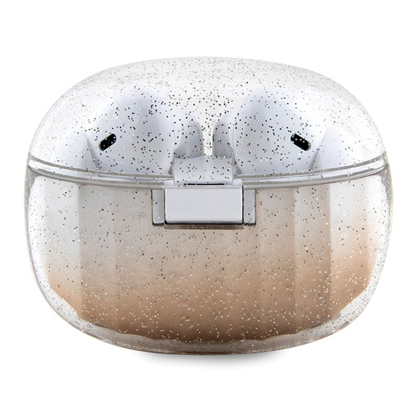 Kryt Wireless TWS in-ear headphones Guess GUTWSHDGKEED + docking station Glitter Gradient gold