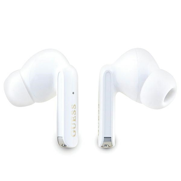 Sluchátka Wireless TWS in-ear Guess GUTWSHDGKEEU + docking station Glitter Gradient purple