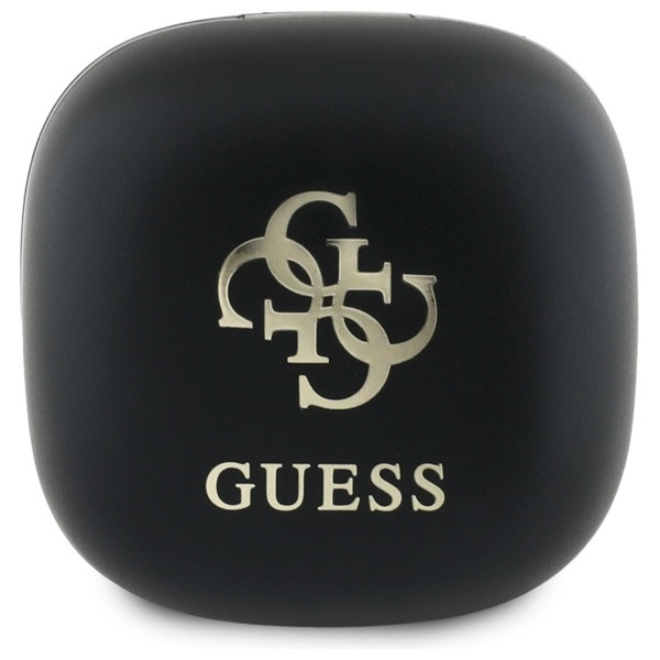 Kryt Wireless TWS in-ear headphones Guess GUTWSJ144ESK + docking station Iridescent 4G Printed Logo black