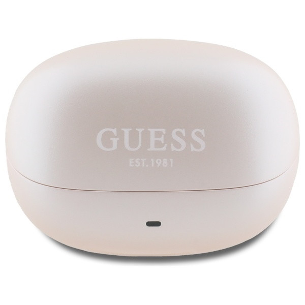 Kryt Wireless TWS in-ear headphones Guess GUTWST88MCTGP TWS + docking station Capsule Printed Logo pink