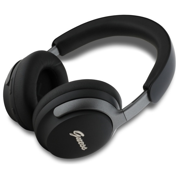 Kryt Wireless over-ear headphones Guess ANC GUBHC22PSFCSMK Metal Script Logo black
