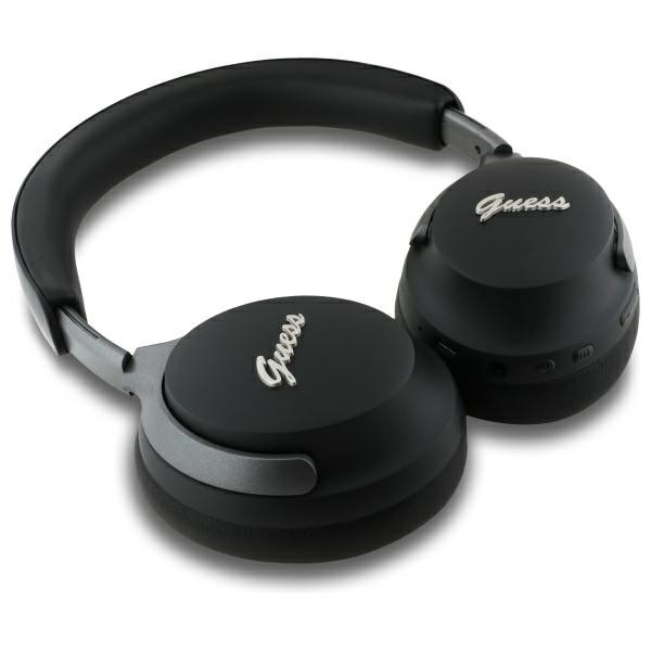Kryt Wireless over-ear headphones Guess ANC GUBHC22PSFCSMK Metal Script Logo black