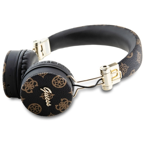 Kryt Wireless over-ear headphones Guess ENC GUBH70EPOSMK Peony Script Round Shape black