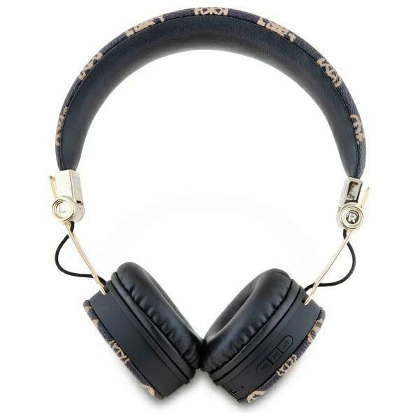 Kryt Wireless over-ear headphones Guess ENC GUBH70EPOSMK Peony Script Round Shape black