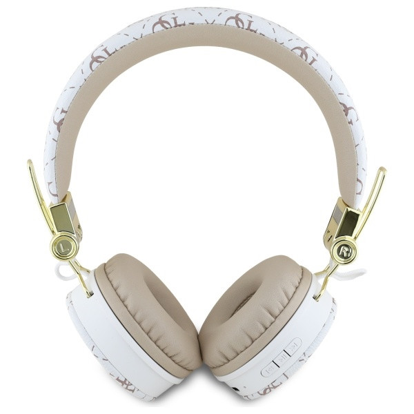 Kryt Wireless over-ear headphones Guess ENC GUBH70E4PTMH 4G Triangle Round Shape white