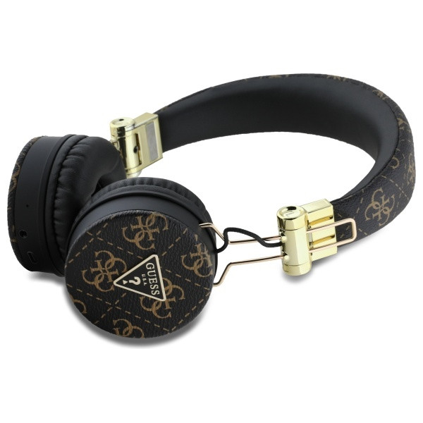 Kryt Wireless over-ear headphones Guess ENC GUBH70E4PTMK 4G Triangle Round Shape black