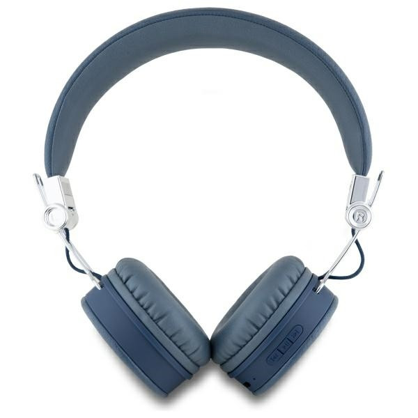 Kryt Wireless over-ear headphones Guess ENC GUBH70PGTSPSB Grained Classic Round Shape blue