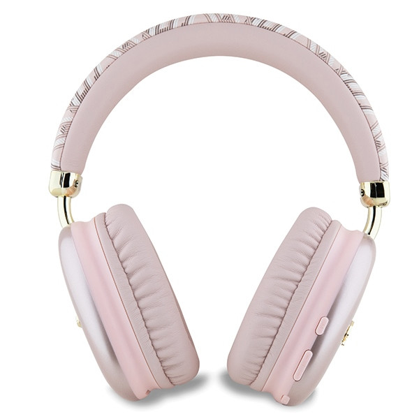 Kryt Wireless over-ear headphones Guess GUBHK1GCTCSP Gcube Metallic Script Logo pink