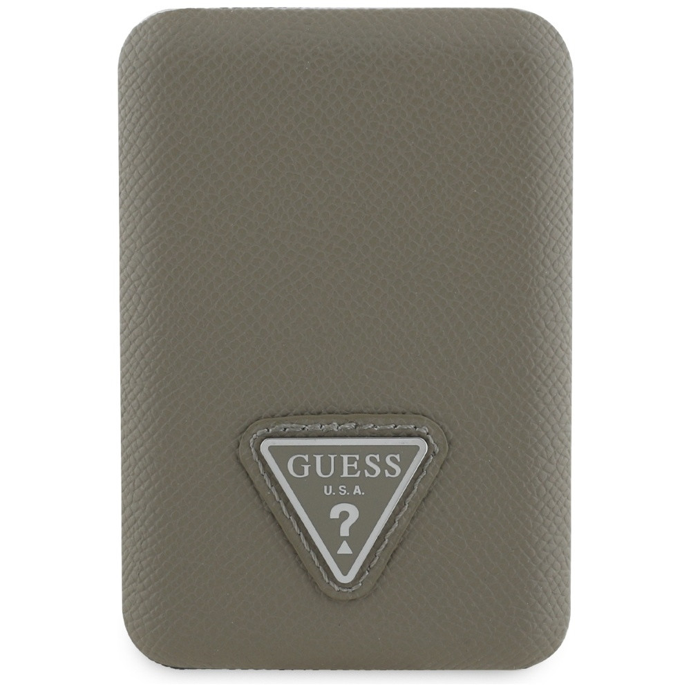 Kryt Induction Powerbank Guess Grained Triangle 5000mAh 15W USB-C MagSafe brown
