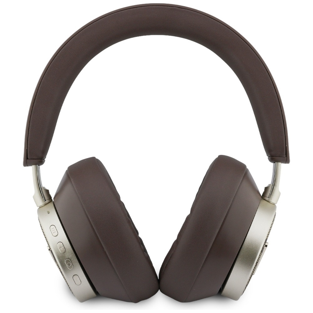 Kryt Wireless over-ear headphones Guess 4G Triangle Logo ENC brown