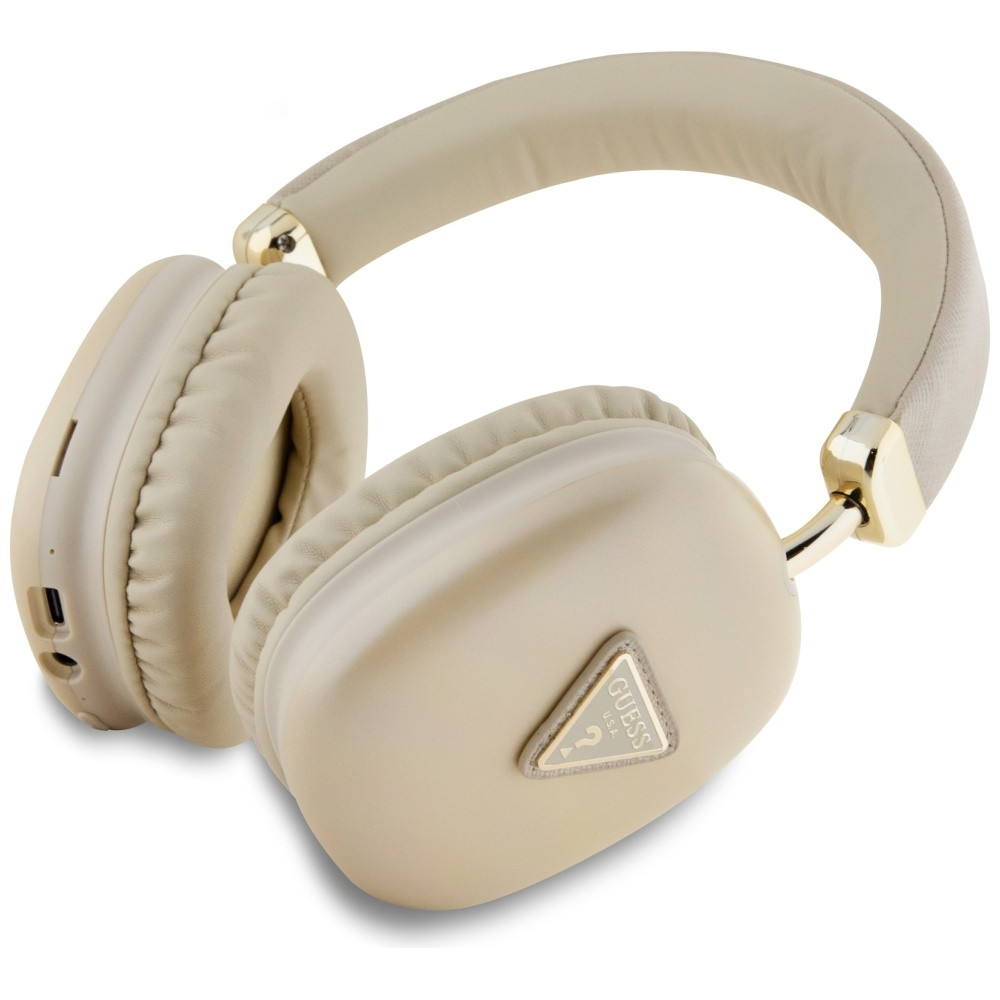 Kryt Wireless over-ear headphones Guess Metallic Triangle Logo gold