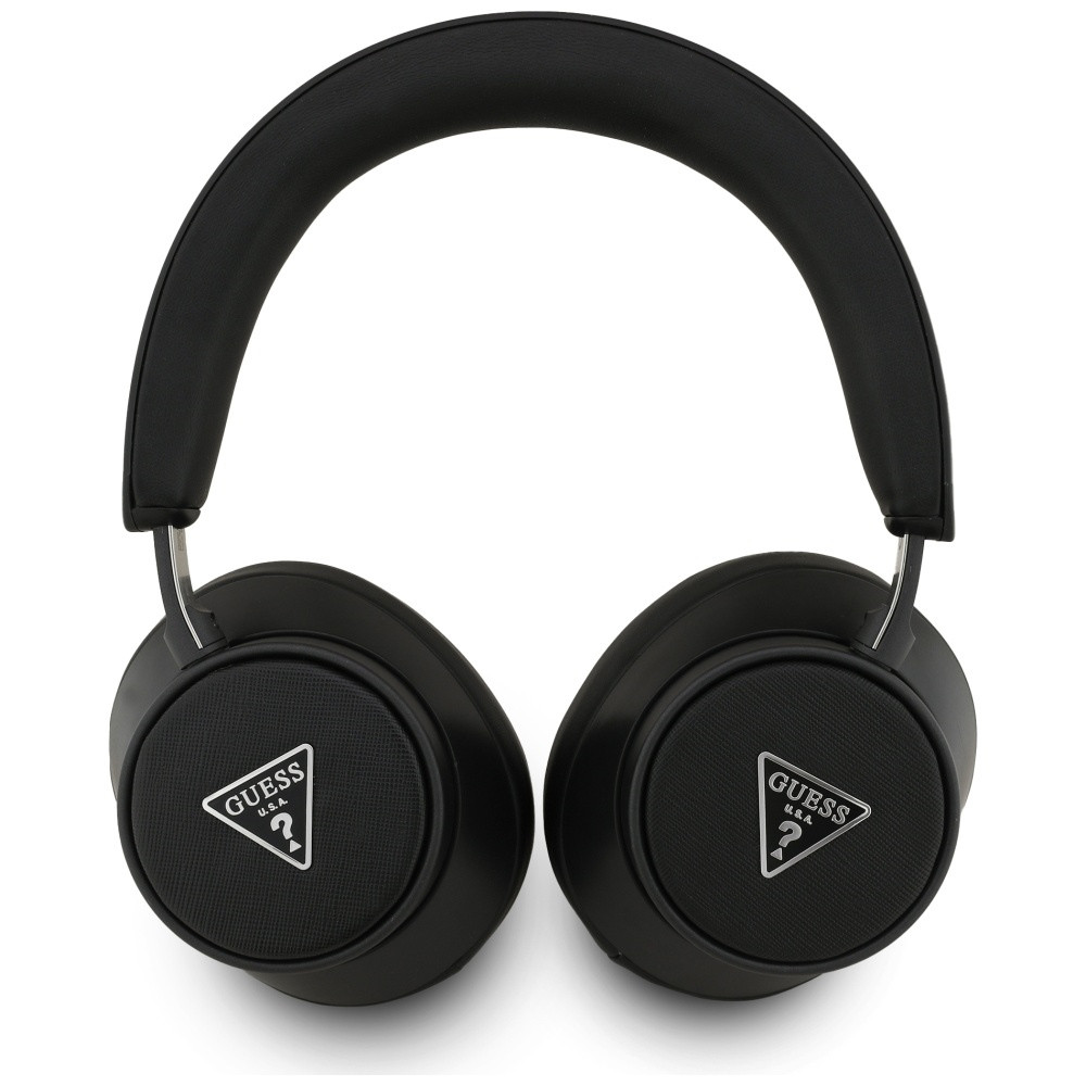 Kryt Wireless over-ear headphones Guess ENC Saffiano Triangle Logo black