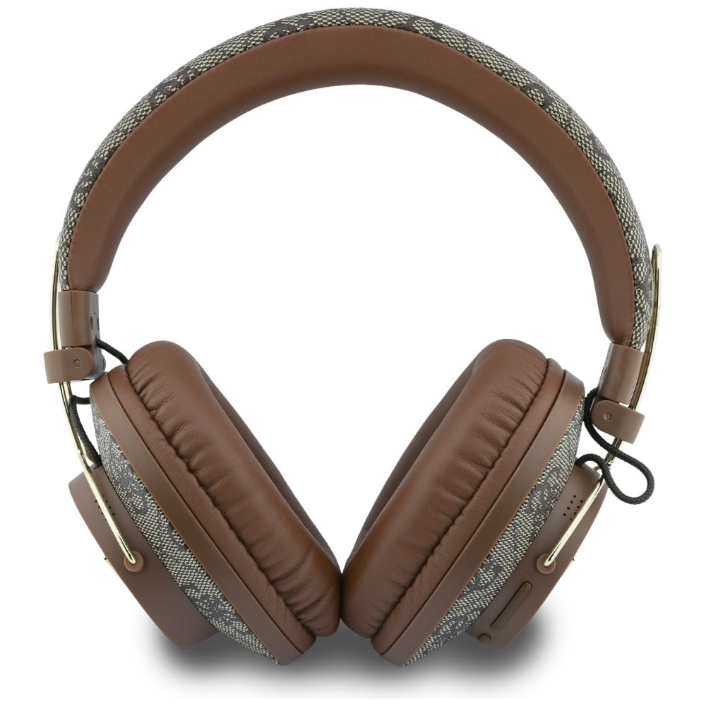 Kryt Wireless over-ear headphones Guess Triangle Logo ENC brown