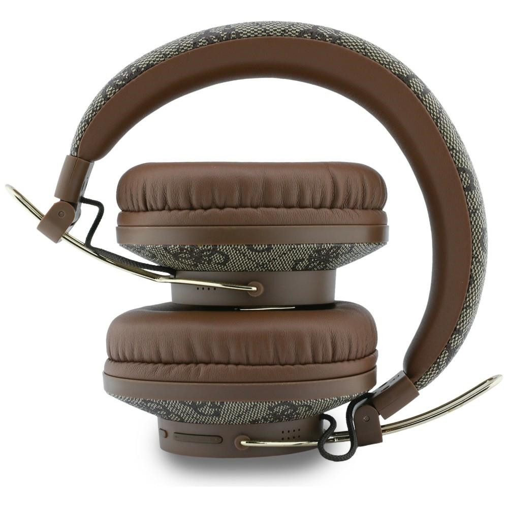 Kryt Wireless over-ear headphones Guess Triangle Logo ENC brown