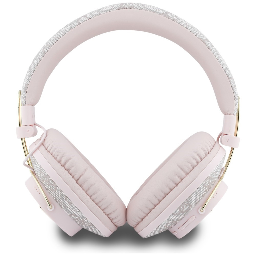 Kryt Wireless over-ear headphones Guess Triangle Logo ENC pink