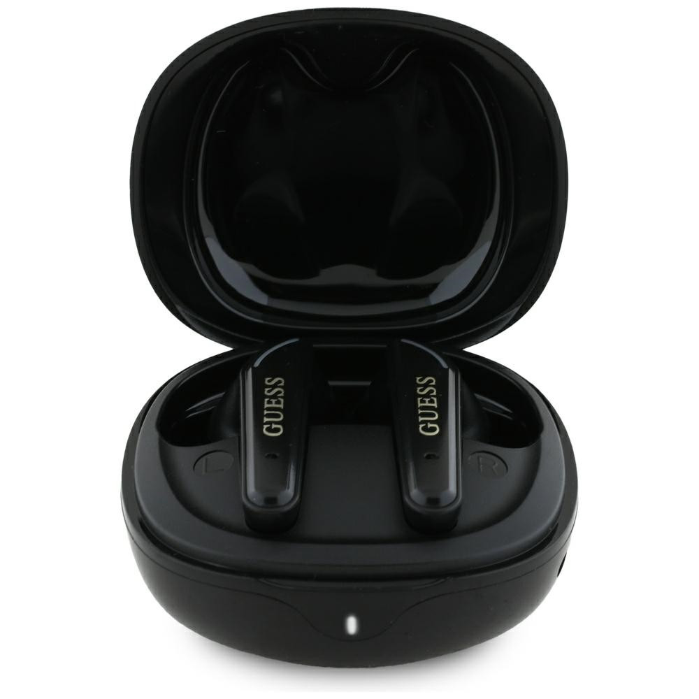 Sluchátka Wireless TWS in-ear Guess Flat Classic Logo Electroplated black
