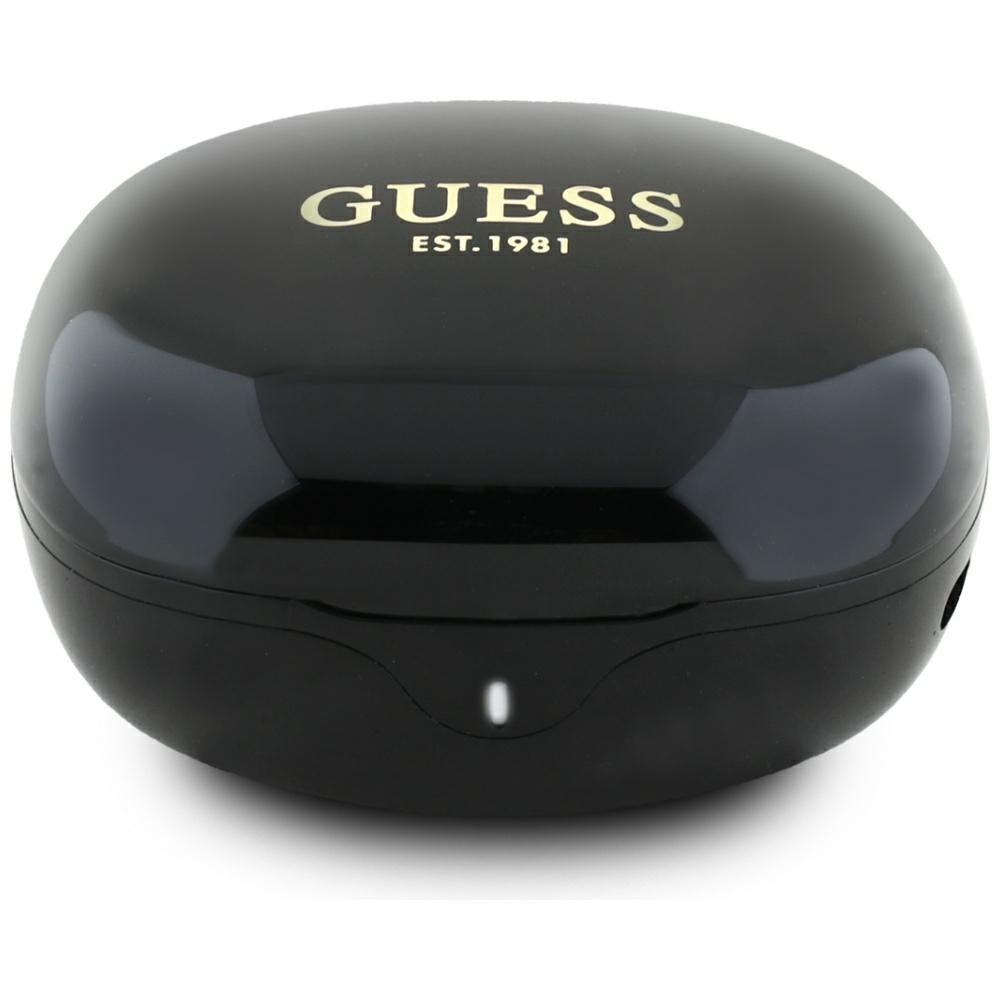 Sluchátka Wireless TWS in-ear Guess Flat Classic Logo Electroplated black