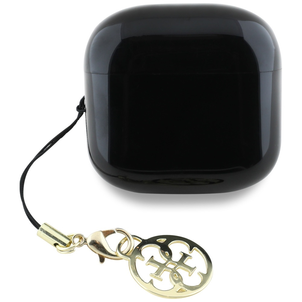 Kryt Wireless TWS in-ear headphones Guess Glossy Effect Printed Classic Logo & Charm black