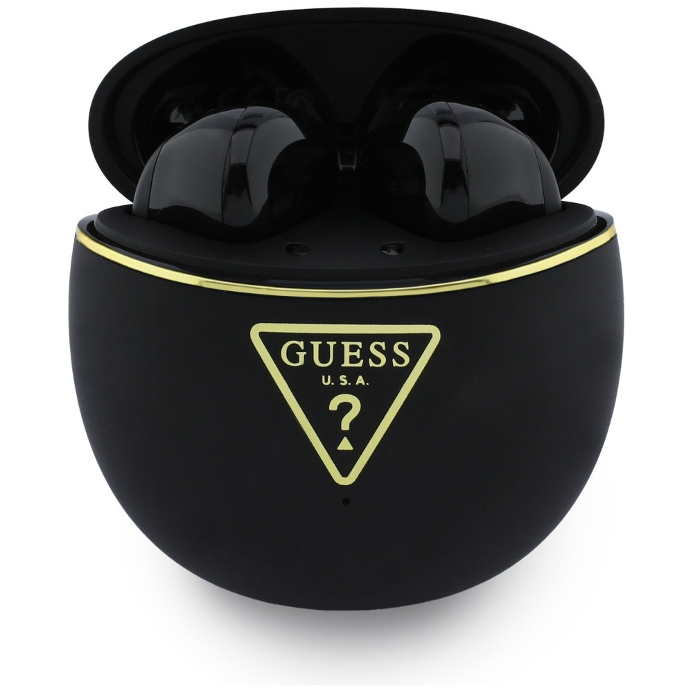 Kryt Wireless TWS in-ear headphones Guess Gold Line Triangle black