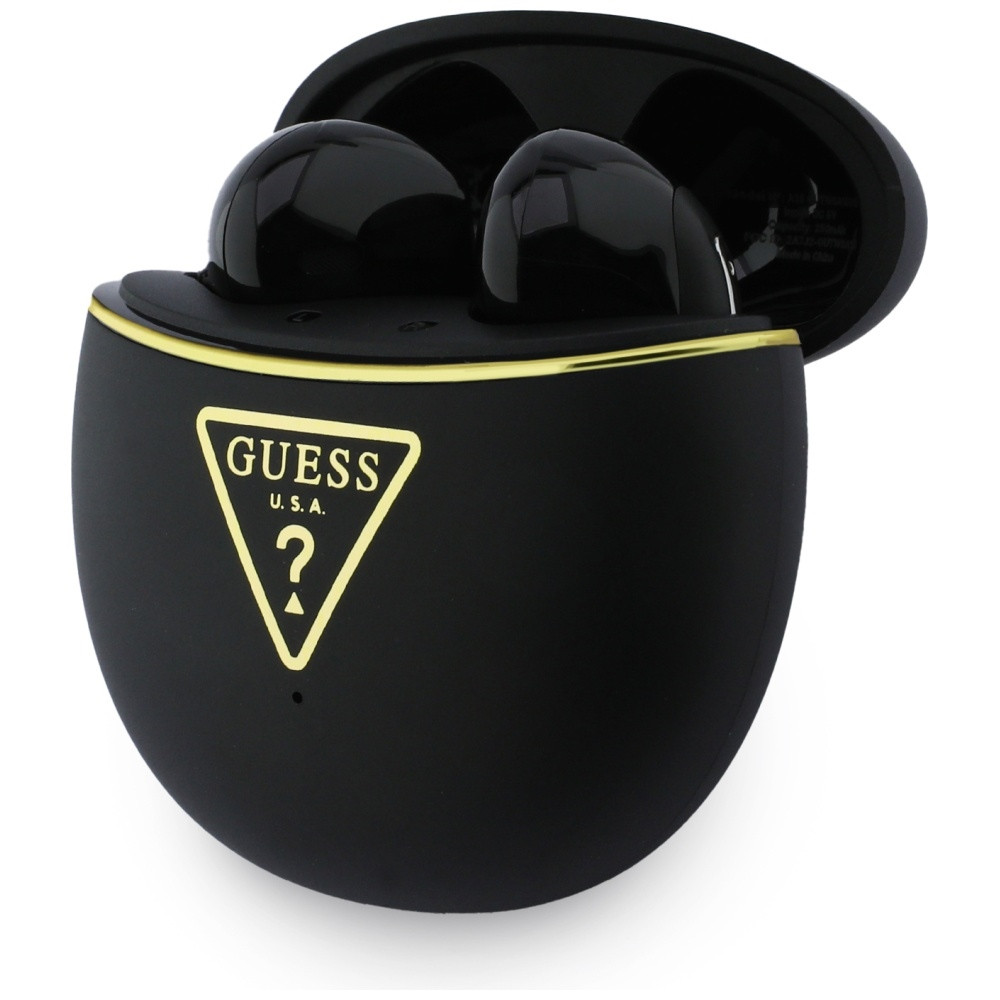 Kryt Wireless TWS in-ear headphones Guess Gold Line Triangle black