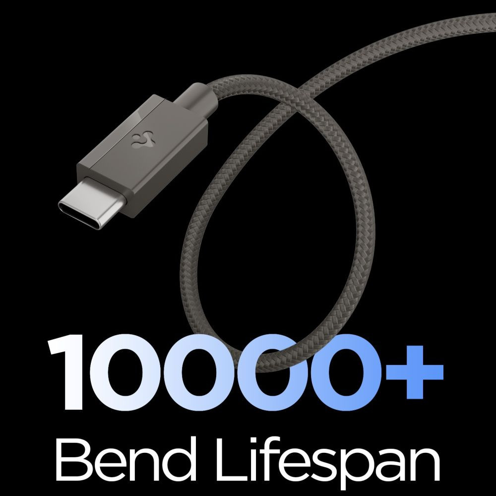Spigen EB6015CC Essential USB-C / USB-C Cable 60W 150cm Gunmetal