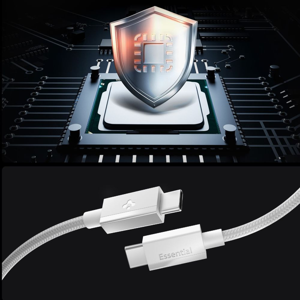 Spigen EB6015CC Essential USB-C / USB-C Cable 60W 150cm White