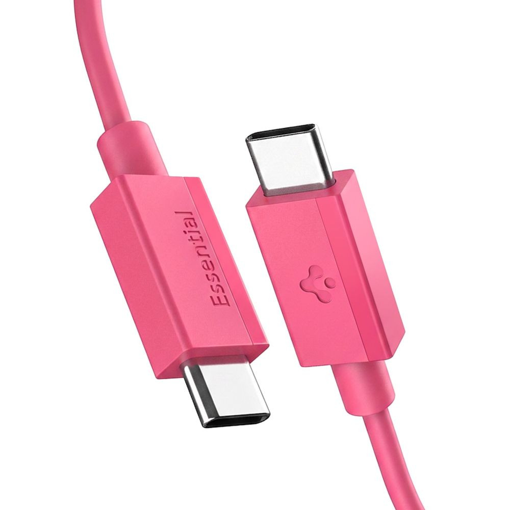 Kryt Spigen EB6010CC Essential USB-C / USB-C Cable 60W 100cm Pink