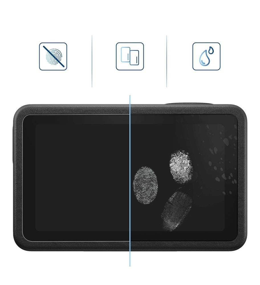 Ochranné sklo Tech-Protect Glass Fit+ Dji Osmo Action 6 Clear [2 PACK]