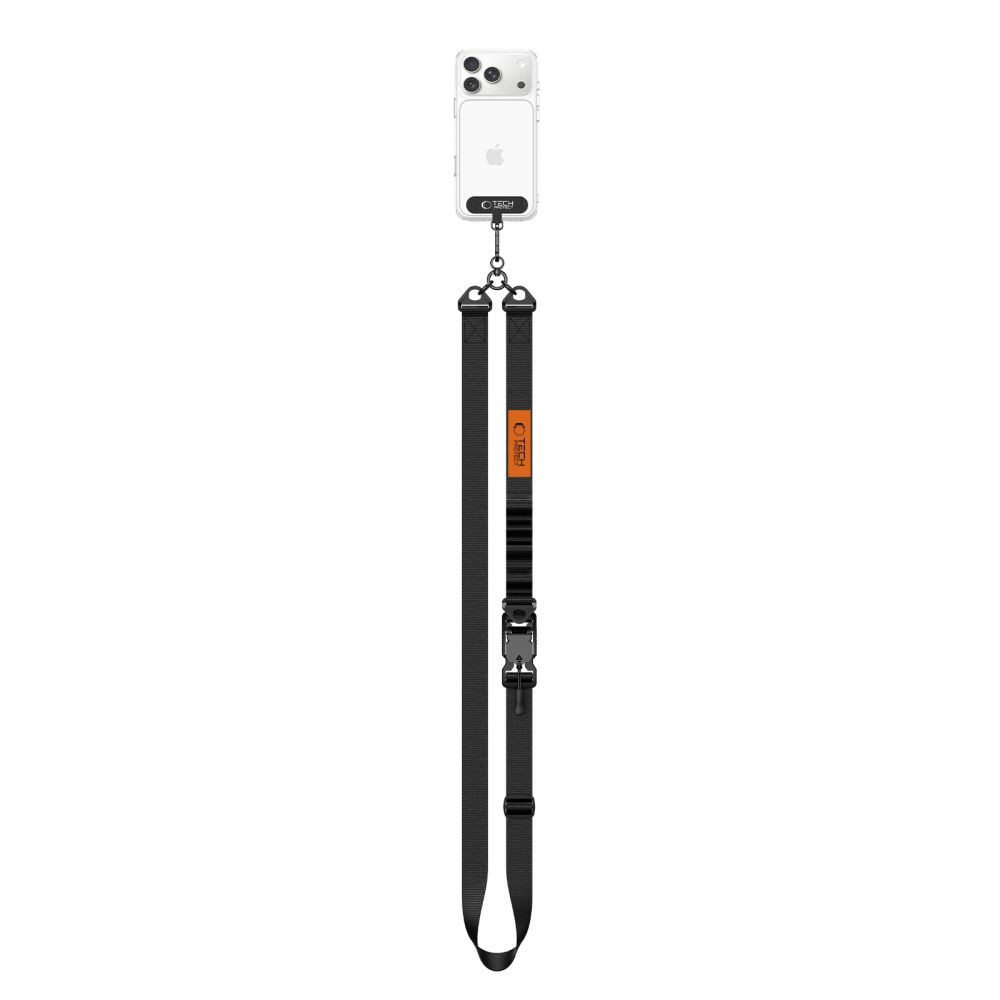 Šňůrka Tech-Protect C9S Rope Crossbody Black/orange