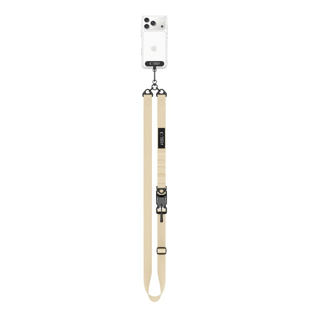 Šňůrka Tech-Protect C9S Rope Crossbody Sienna Beige
