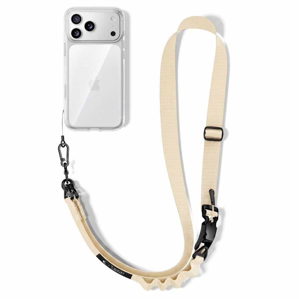 Šňůrka Tech-Protect C9S Rope Crossbody Sienna Beige