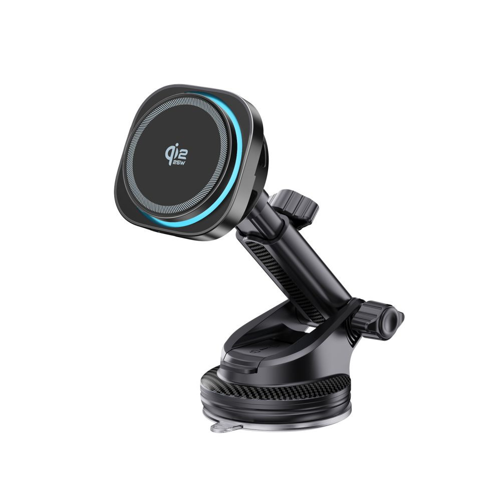 Kryt Tech-Protect V20 Arcticboost Magnetic MagSafe Dashboard & Vent Car Mount Wireless Charger 25W Qi2.2 Black