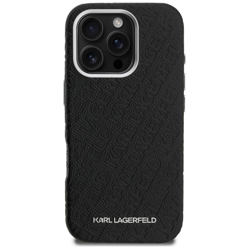 Kryt Karl Lagerfeld FW Stamped Karl MagSafe Apple iPhone 16 Pro black