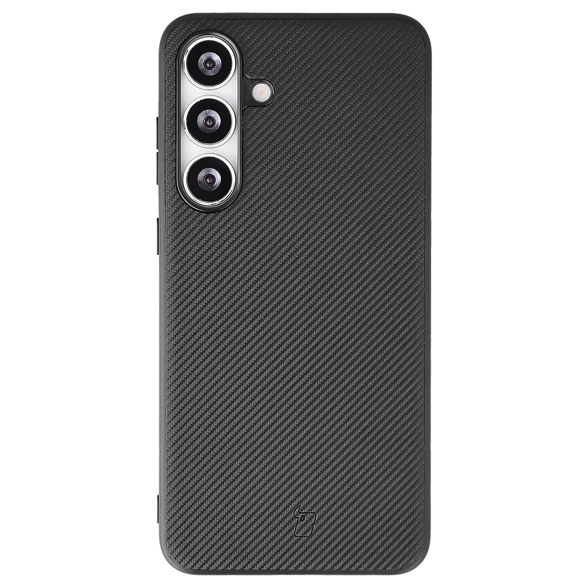 Kryt Bizon Case CarbO Lanyard & Magnetic Samsung Galaxy S25 FE, black