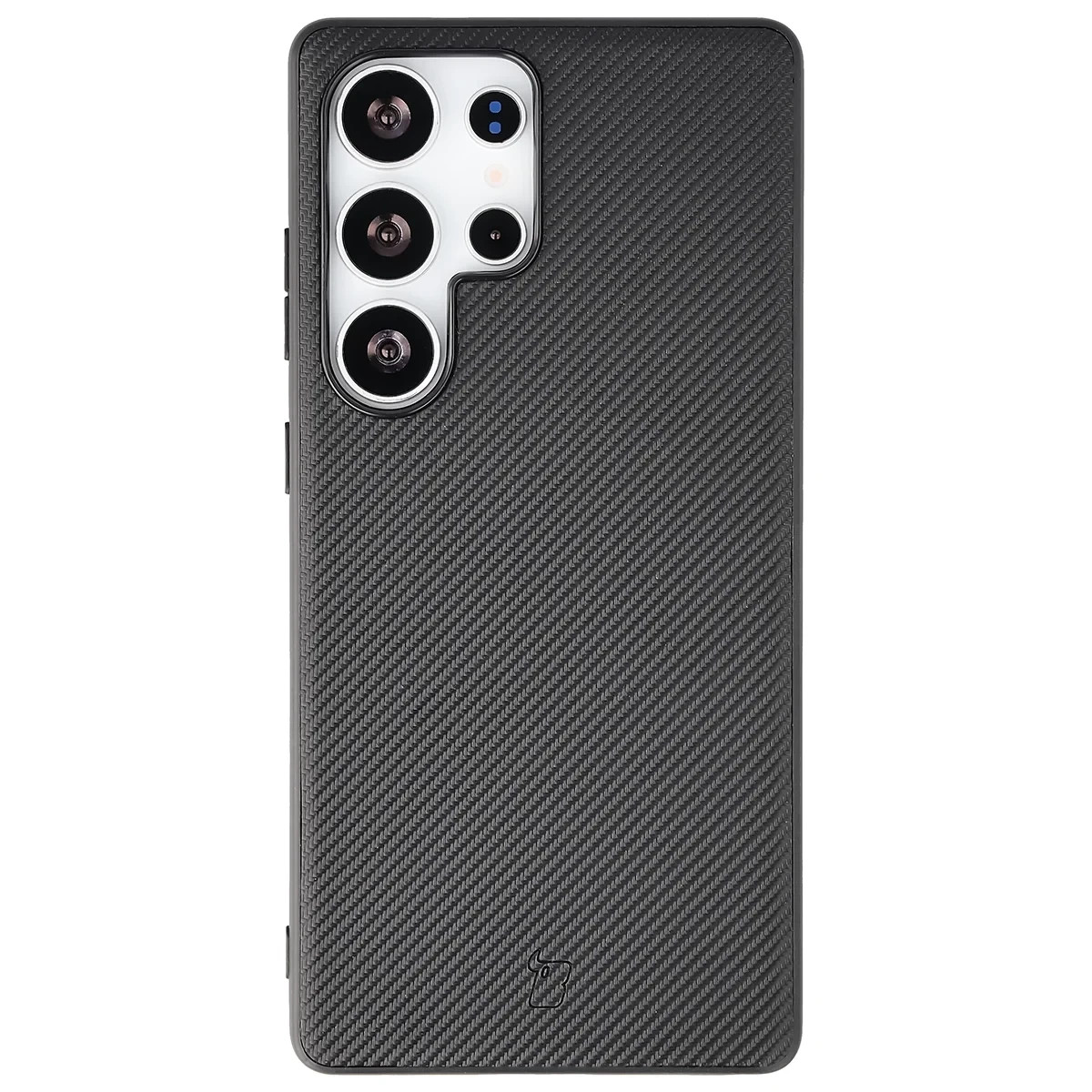 Kryt Bizon Case CarbO Lanyard & Magnetic Samsung Galaxy S25 Ultra, black