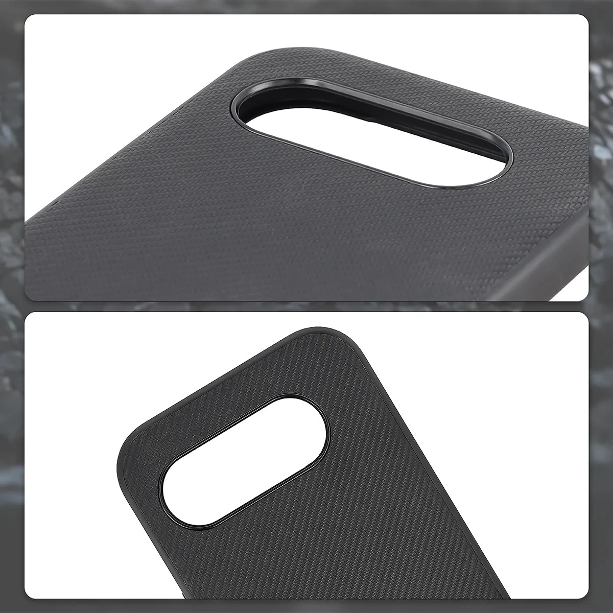 Kryt Bizon Case CarbO Lanyard & Magnetic Google Pixel 10a, black