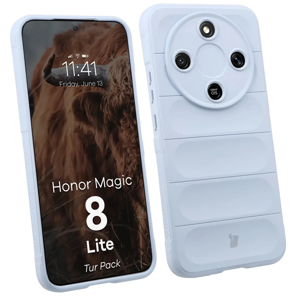 Kryt Bizon Tur Pack Honor Magic8 Lite, light blue