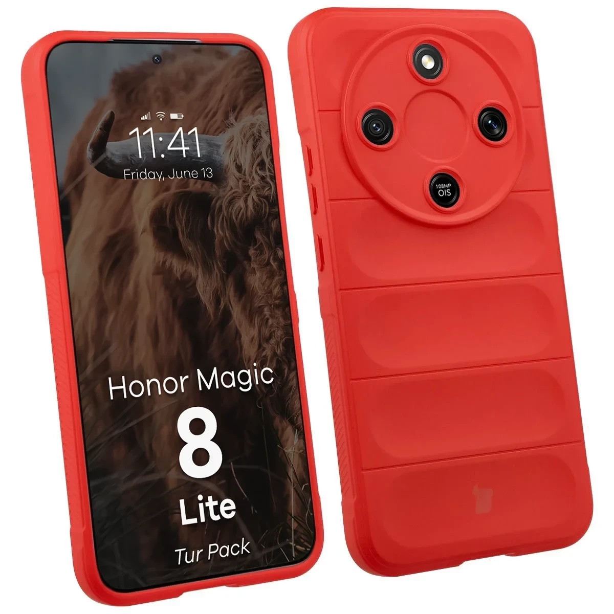Kryt Bizon Tur Pack Honor Magic8 Lite, red